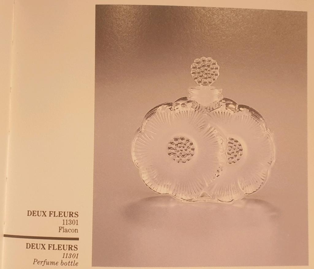 Lalique Deux Fleurs, Ophalen of Verzenden, Rond, Glas