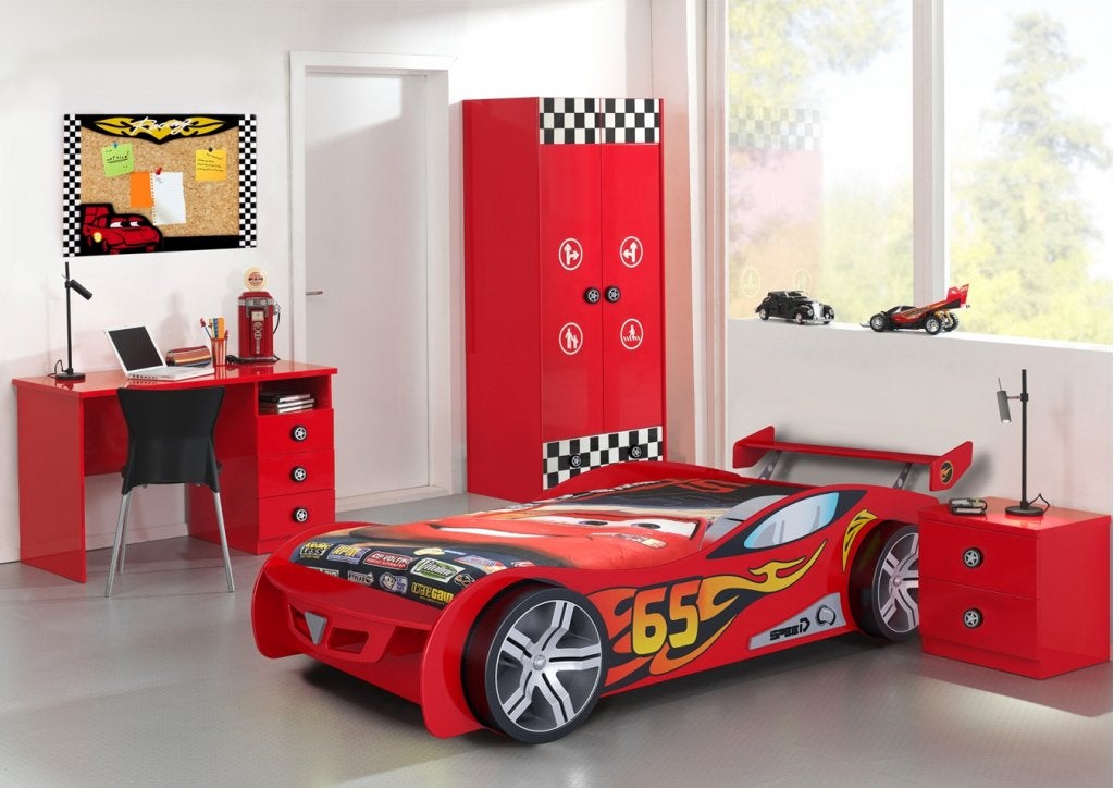 Le Mans kinderkamer - Rood, Kinderen en Baby's, Niet ingevuld, Niet ingevuld, Nieuw, Ophalen of Verzenden