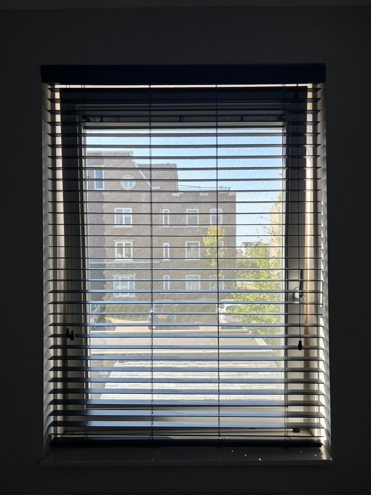 Lamellen PVC - Premium Sleek Jet Black, Huis en Inrichting, Stoffering | Gordijnen en Lamellen, Ophalen, 113 cm, Overige merken