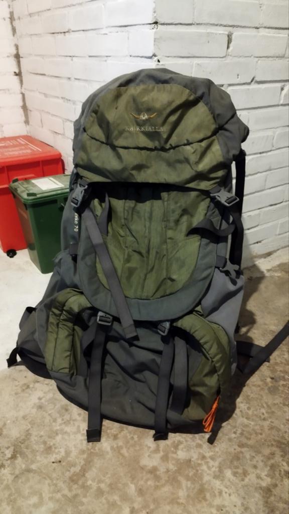KAIKKIALLA Esko 70 Trekking Rugzak - Gebruikt, 40 cm of meer, Gebruikt, Trekking, 60 cm of meer