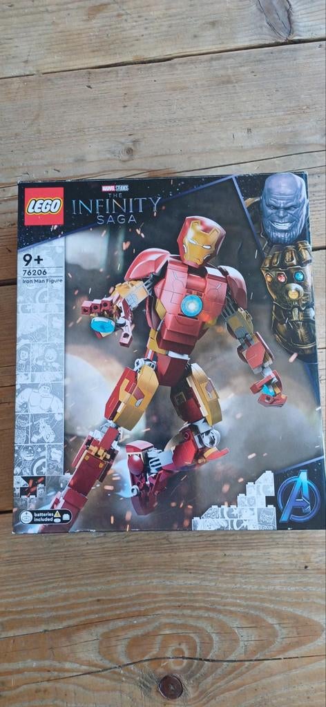 LEGO Iron Man Figuur 76206 - Geopend en Gemonteerd, Kinderen en Baby's, Speelgoed | Duplo en Lego, Ophalen of Verzenden