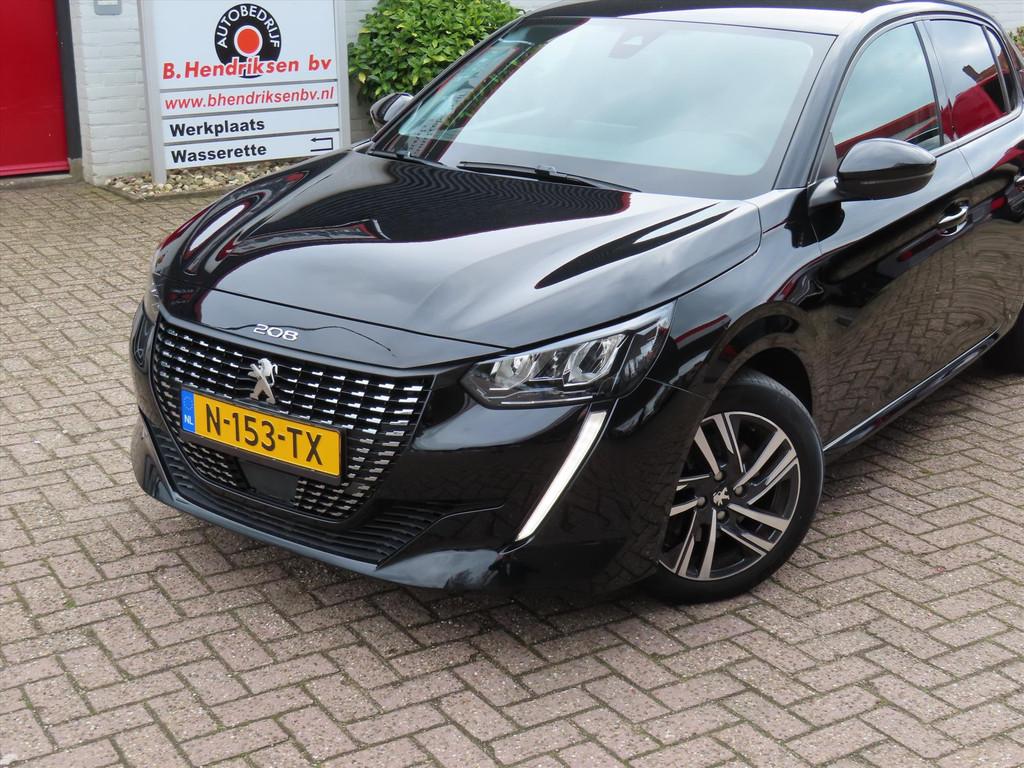 PEUGEOT 208 1.2 PureTech 100pk Allure/ Apple Carplay/ Led ko, 101 pk, Gebruikt, Leder en Stof, Origineel Nederlands
