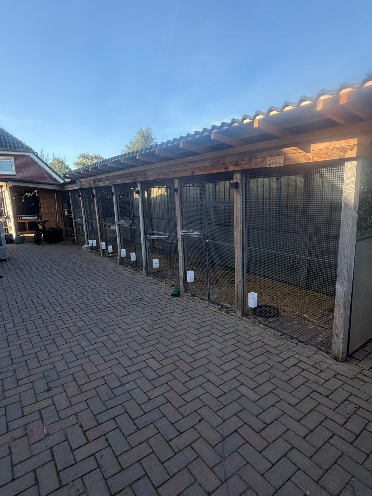Volière of konijnenverblijf, Ophalen, Zo goed als nieuw, Aluminium, Volière