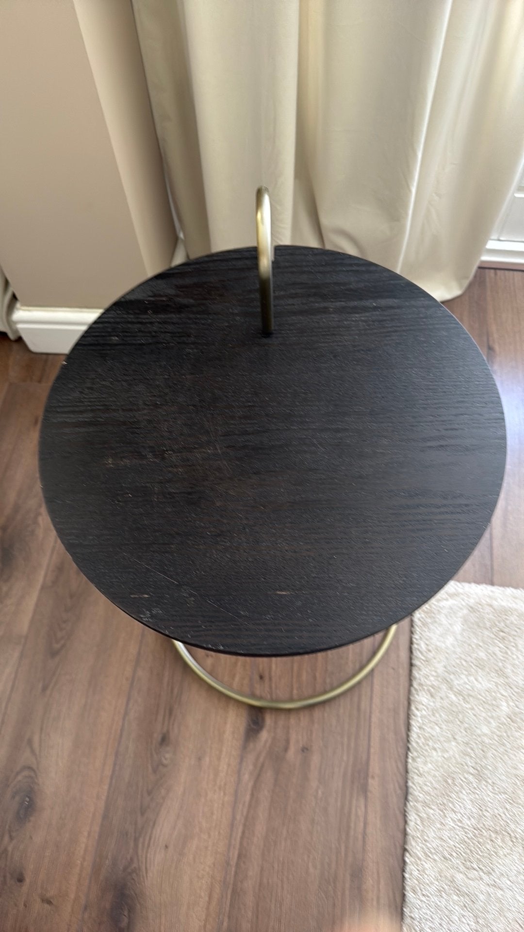 Riviera maison bijzettafel, Minder dan 55 cm, Rond, Zo goed als nieuw, Ophalen