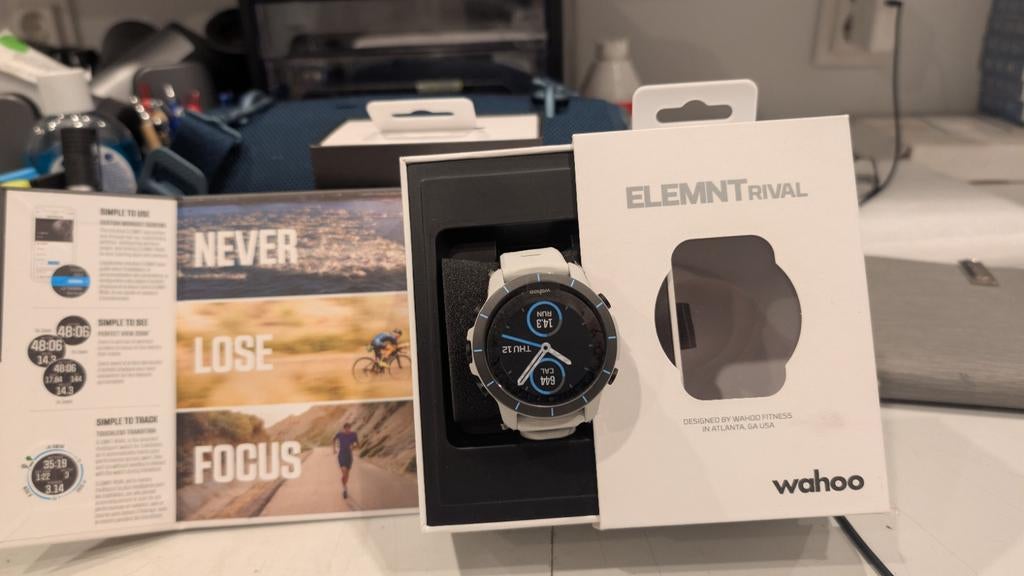Wahoo ELEMNT RIVAL Multisport GPS Horloge, Ophalen, GPS, Wahoo, Wit