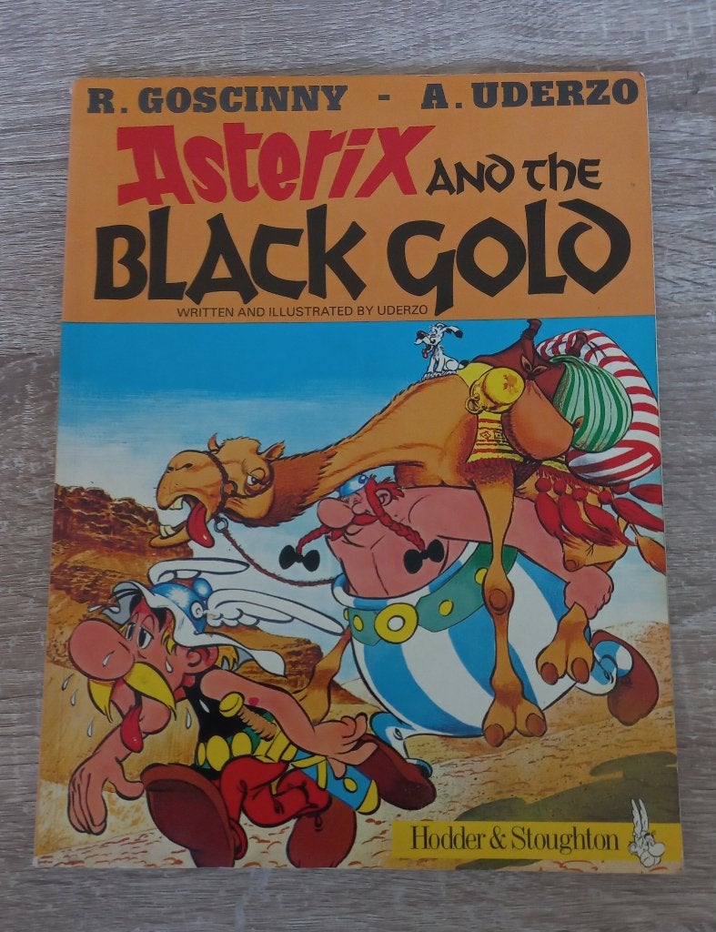 Asterix and the Black Gold (Odyssee, 1e druk Engels), Eén stripboek, Ophalen of Verzenden, Gelezen