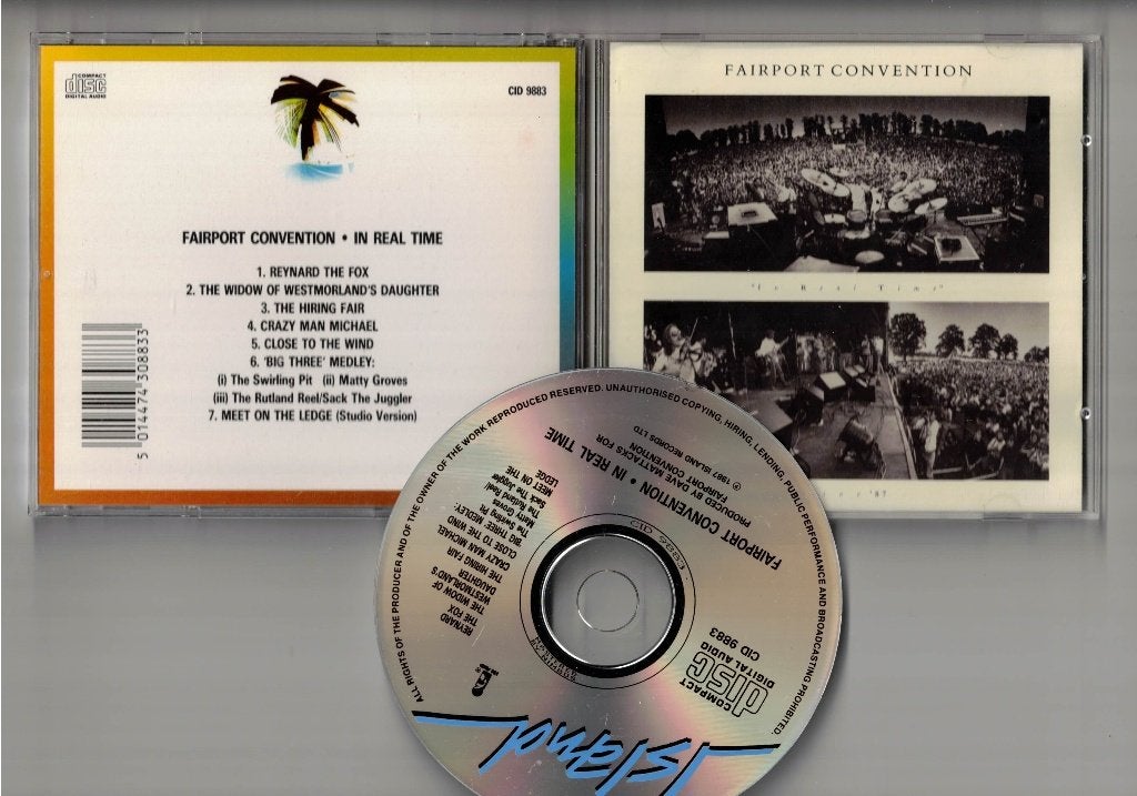 FAIRPORT CONVENTION CD Live '87, Cd's en Dvd's, Ophalen of Verzenden, Zo goed als nieuw, Poprock