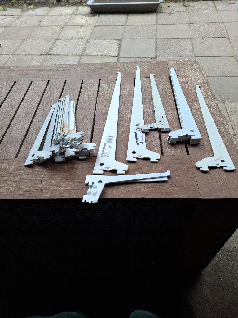 Plankdragers wit F systeem, Ophalen of Verzenden, Gebruikt, 250 mm of meer, Overige typen
