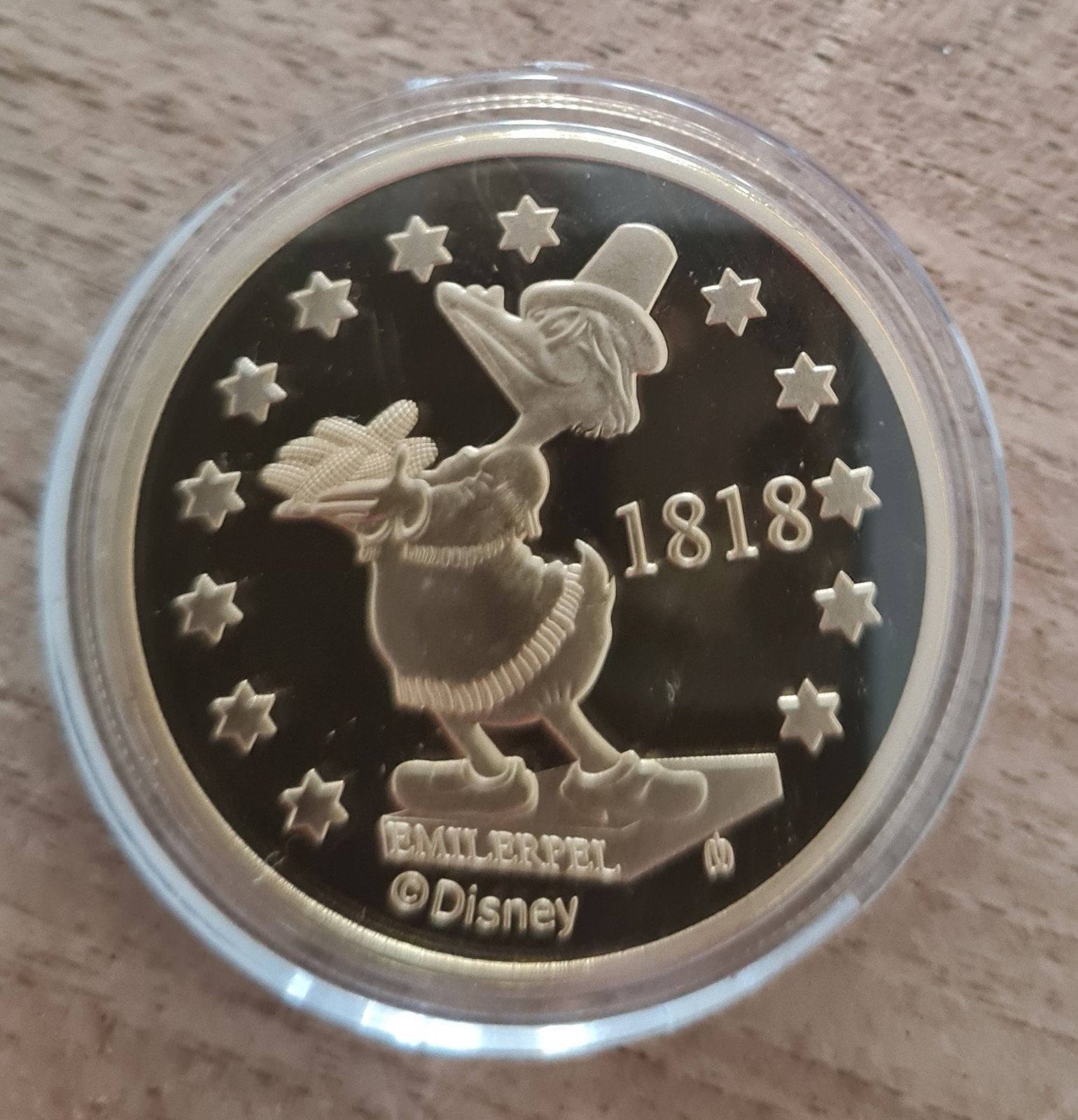Disney Emile Duck 1818 Taler Munt, Verzamelen, Verzenden, Zo goed als nieuw