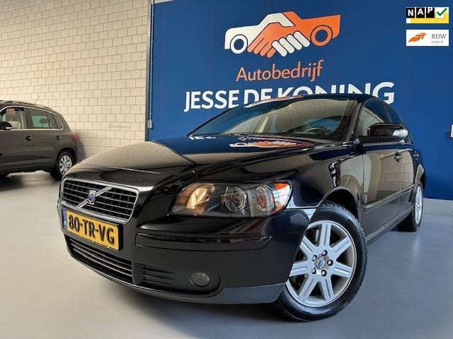 Volvo S40 2.4 D5 Edition II automaat 5 cilinder,bj.2007,kleu, Auto's, Volvo, Stof, Gebruikt, Zwart, Diesel