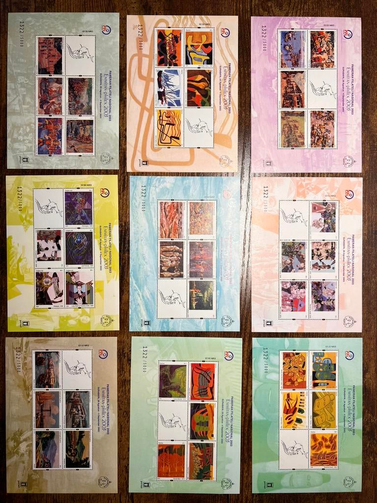 Indonesie 2003 Pameran Philex Expo sheets postfris - mooi, Verzenden, Buitenland