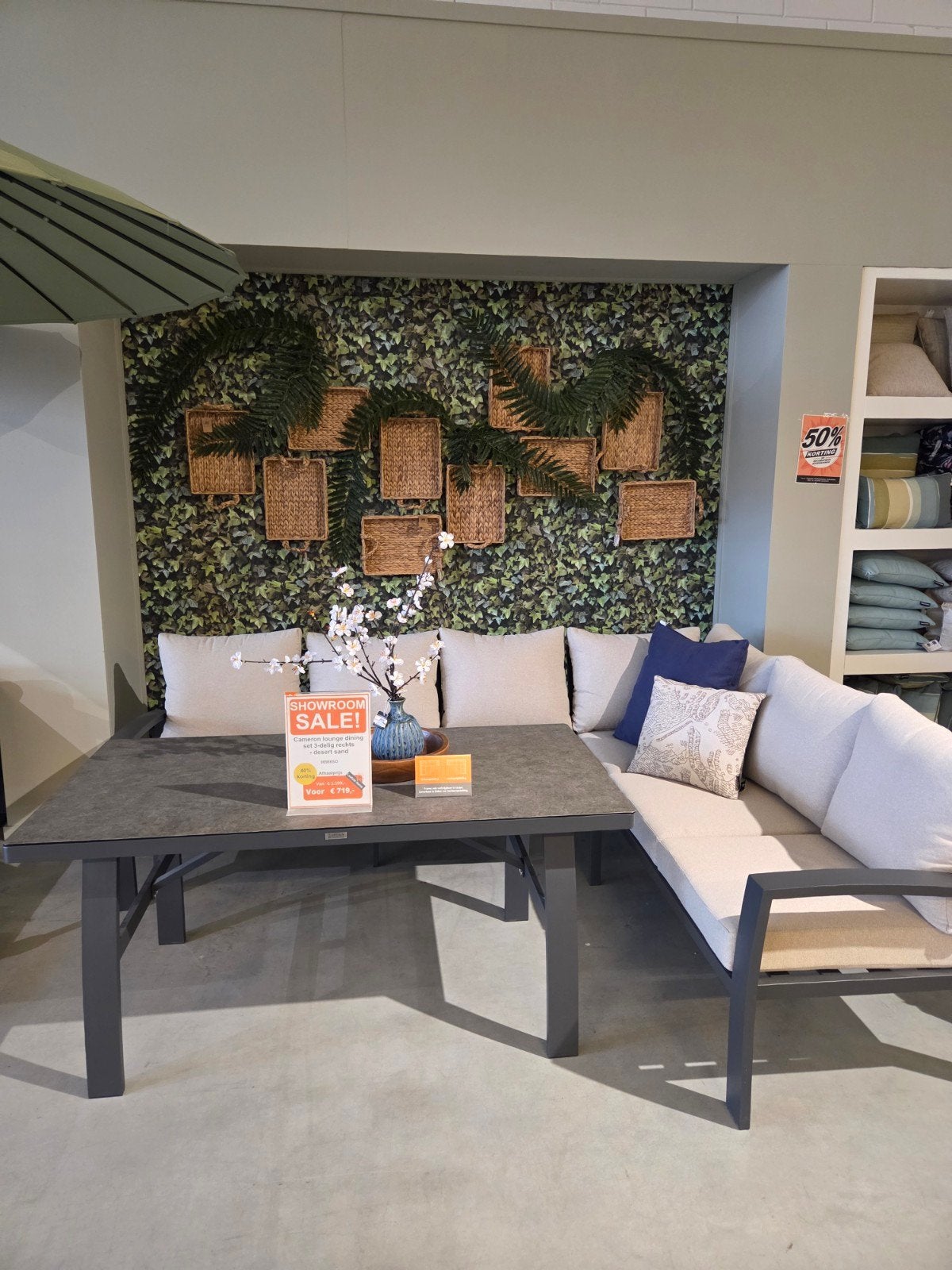 Cameron Lounge Dining Set3-delig Rechts - Garden Impressions, Ophalen, 5 zitplaatsen, Loungeset, Bank