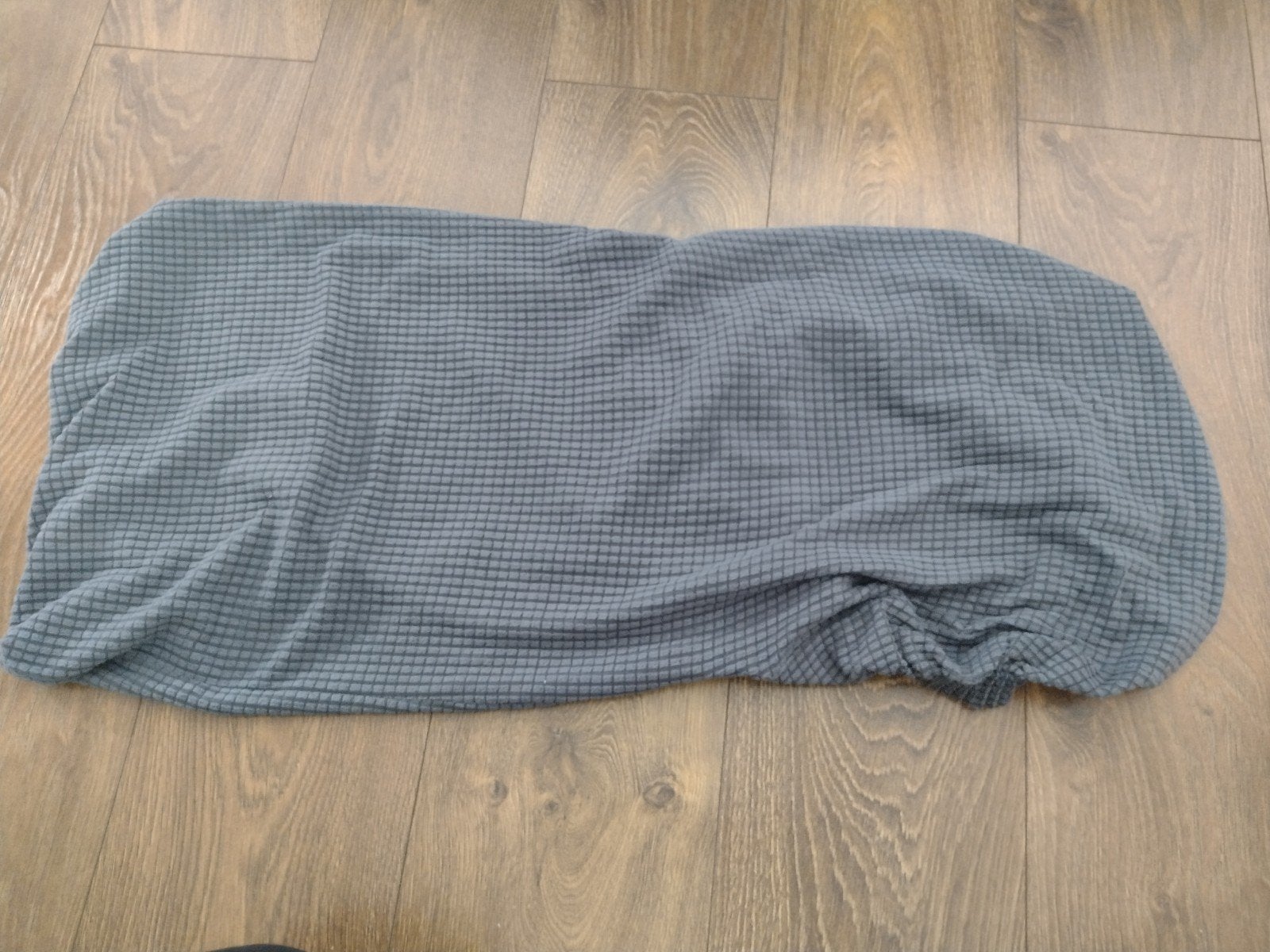 Grijze Stretch Stoelhoes x6 - Bescherming en Stijl, Gebruikt, 100 tot 150 cm, Modern, Praktisch, Grijs