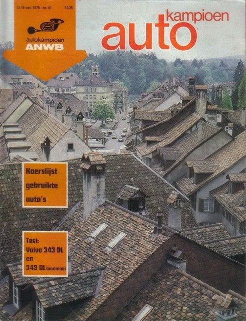 Autokampioen 41 1978 : Volvo 343 DL - Opel Rekord Caravan, Ophalen of Verzenden, Gelezen, Algemeen
