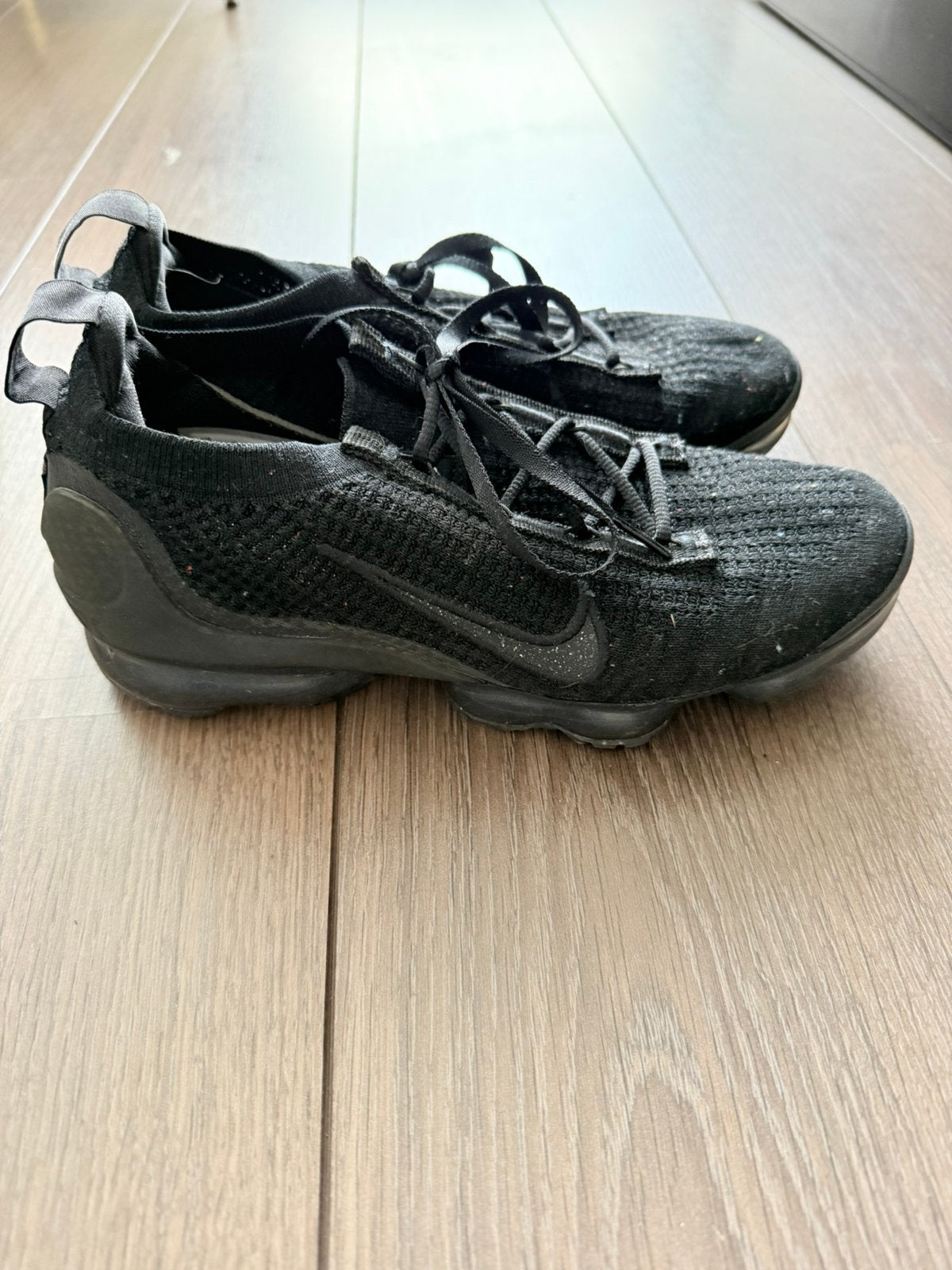 Nike Air VaporMax 2021 FK maat 39 Zwart, Zwart, Ophalen of Verzenden, Sneakers of Gympen, Zo goed als nieuw