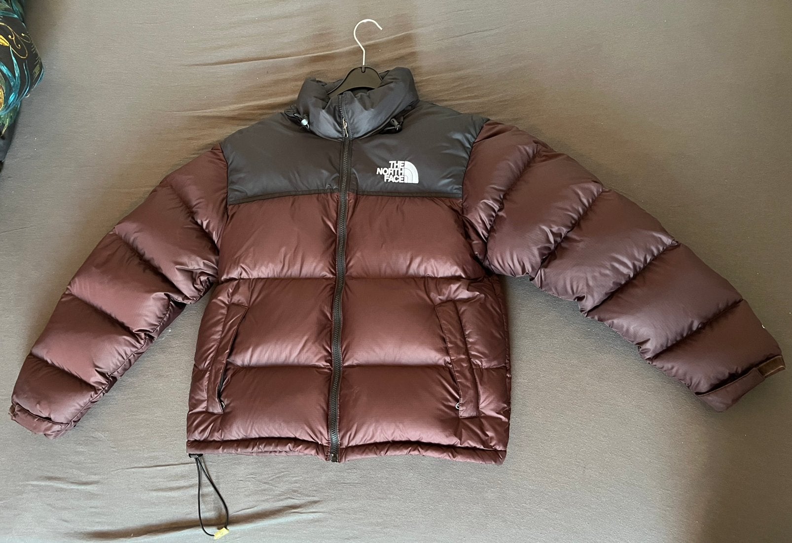 The north face puffer nupste 700 zgan maat s, Kleding | Heren, Ophalen of Verzenden, Zo goed als nieuw, Zwart