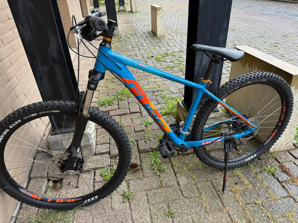 Cube Aim Race Mountainbike - Blauw/Oranje, Fietsen en Brommers, Fietsen | Mountainbikes en ATB, Hardtail, Heren, Zo goed als nieuw