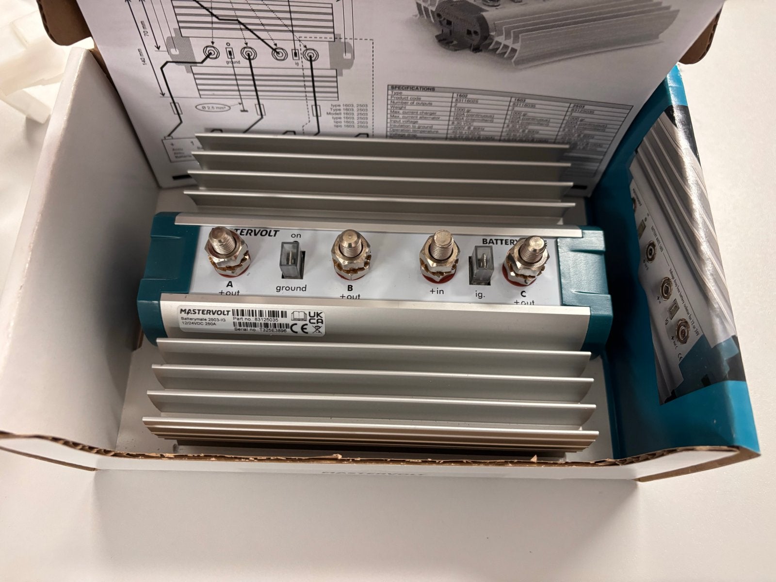 Mastervolt Batterij Management Systeem - Battery Mate 2503-I, Ophalen of Verzenden, Nieuw, Motor en Techniek
