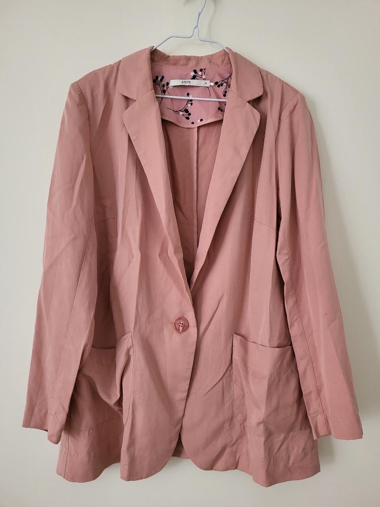 Steps blazer/jasje/colbert, oud roze, mt 40, zgan, Maat 38/40 (M), Nieuw, Ophalen of Verzenden, Steps