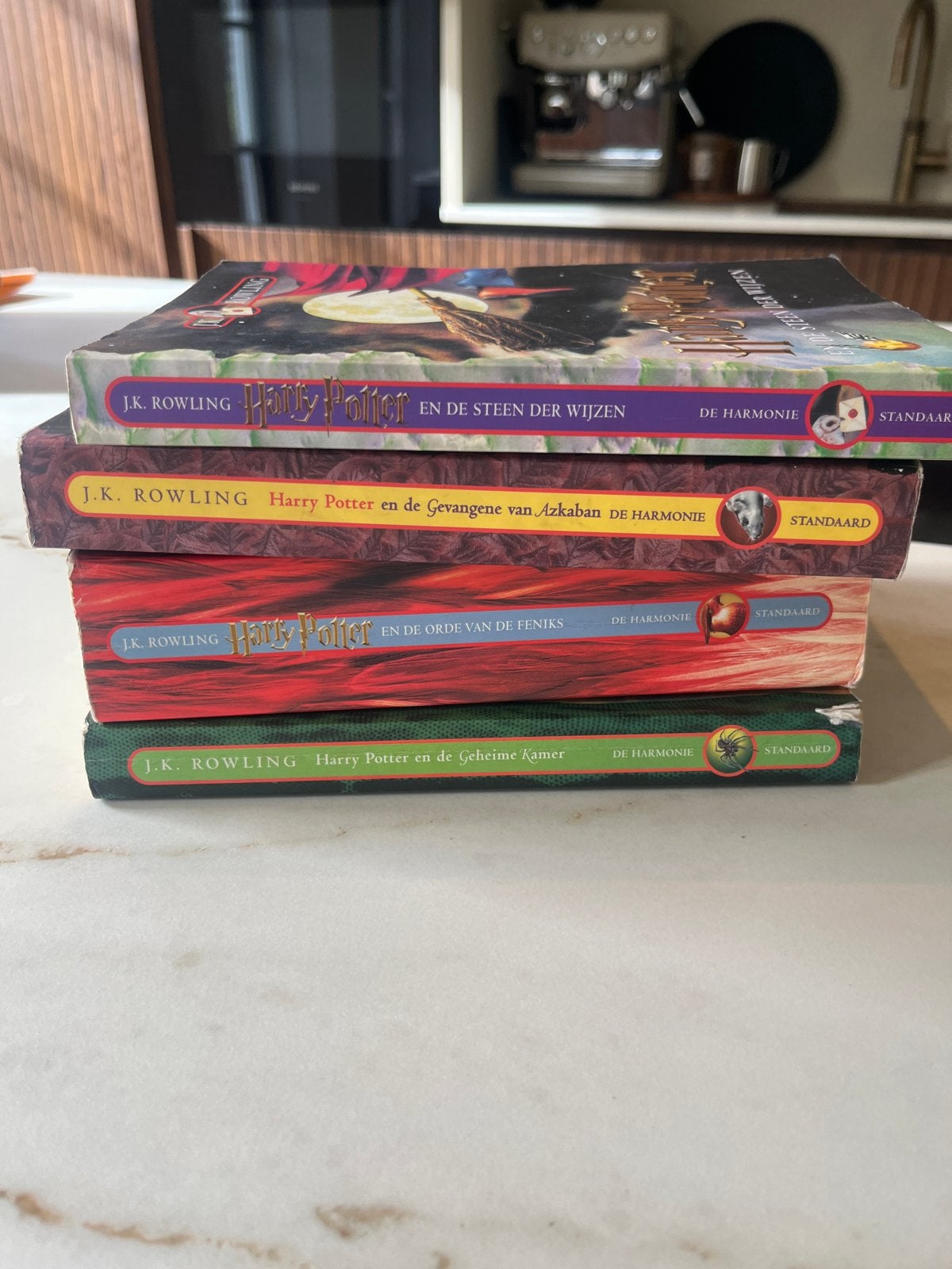 Harry Potter boekenreeks - 4 delen, Boeken, Ophalen of Verzenden, Gelezen