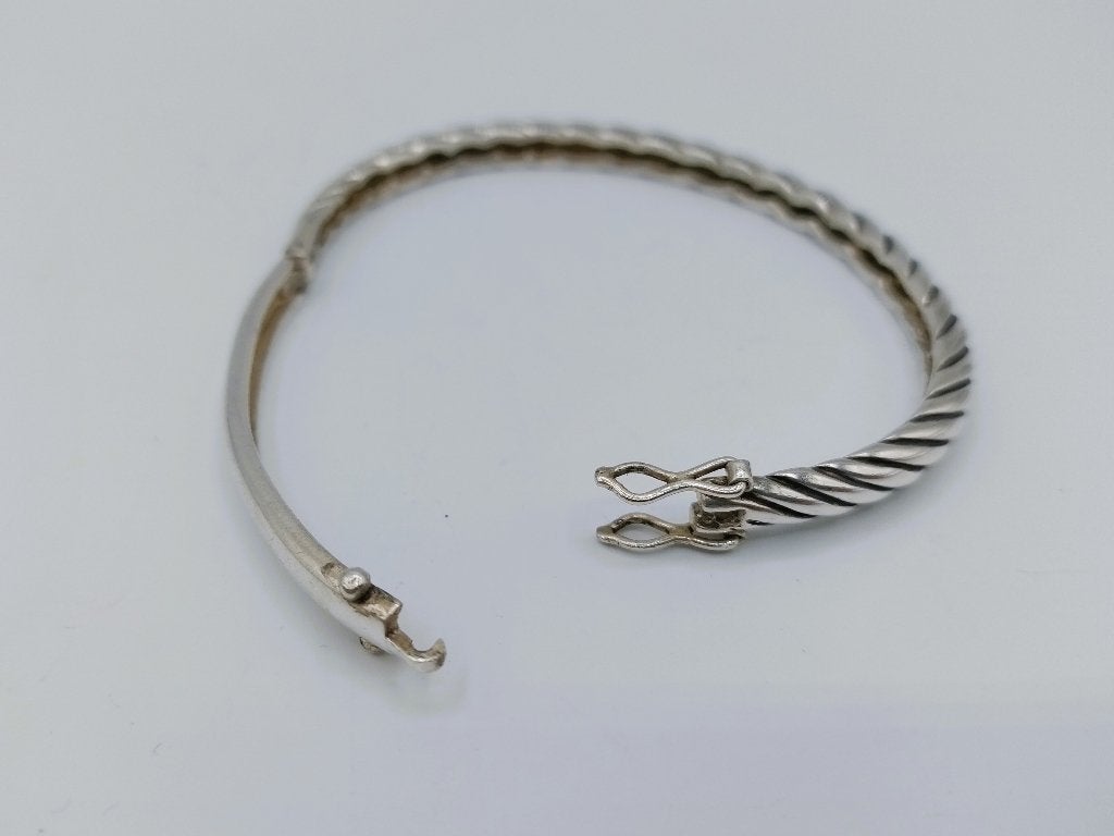 Zilveren getorste armband, 835, Info@zilverwebsite.nl, Verzenden, Zo goed als nieuw, Zilverwebsite.nl
