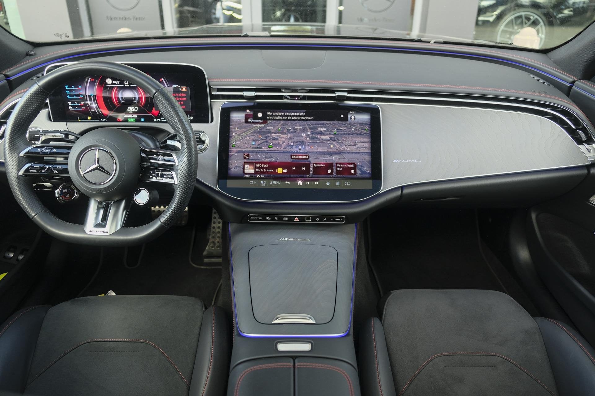 Mercedes-Benz E-klasse Estate E53 AMG 612pk 4MATIC+ Panorama, Auto's, Automaat, Gebruikt, Leder en Stof, Plug-in hybride