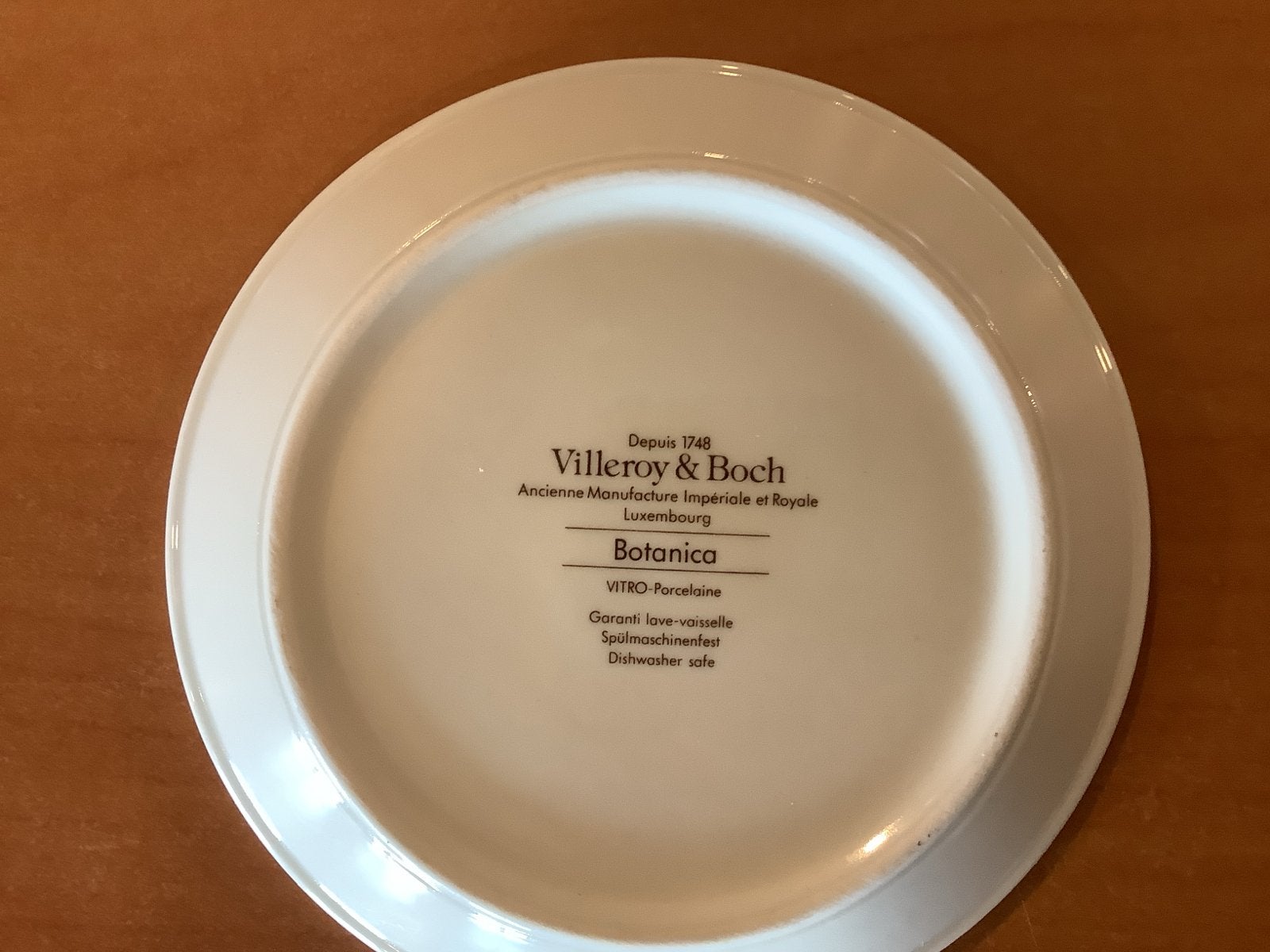 Villeroy & Boch Botanica bordjes - Campanula en Lathyrus, Klassiek, Villeroy & Boch, Ophalen of Verzenden, Zo goed als nieuw