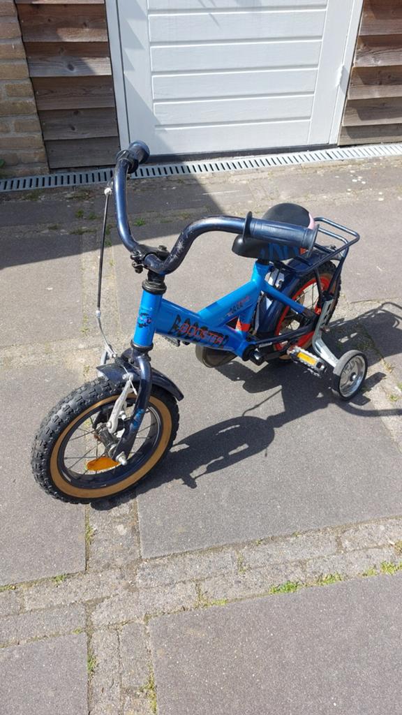 Loekie 12 inch kinderfiets met zijwieltjes, Fietsen en Brommers, Fietsen | Kinderfietsjes, Gebruikt, Minder dan 16 inch, Zijwieltjes