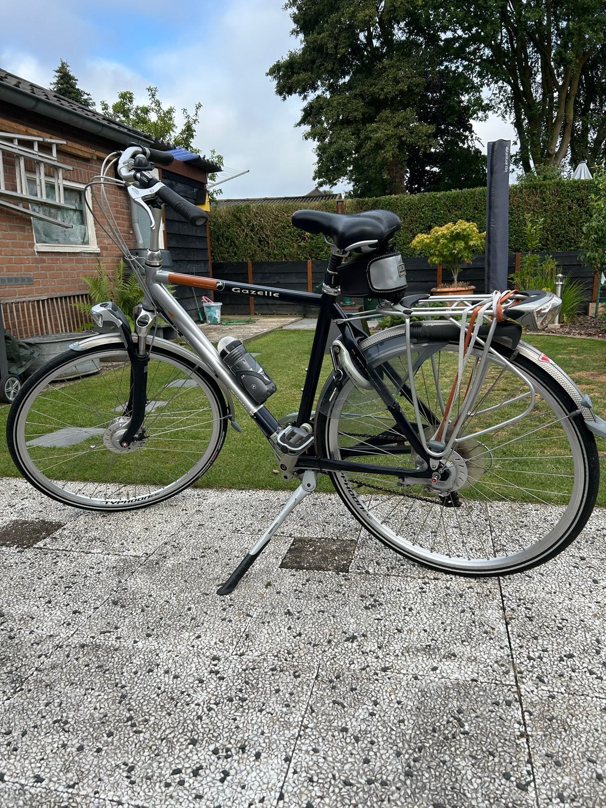Gazelle fiets met versnellingen en trommelremmen, Ophalen, Gebruikt, Versnellingen, Schijfrem