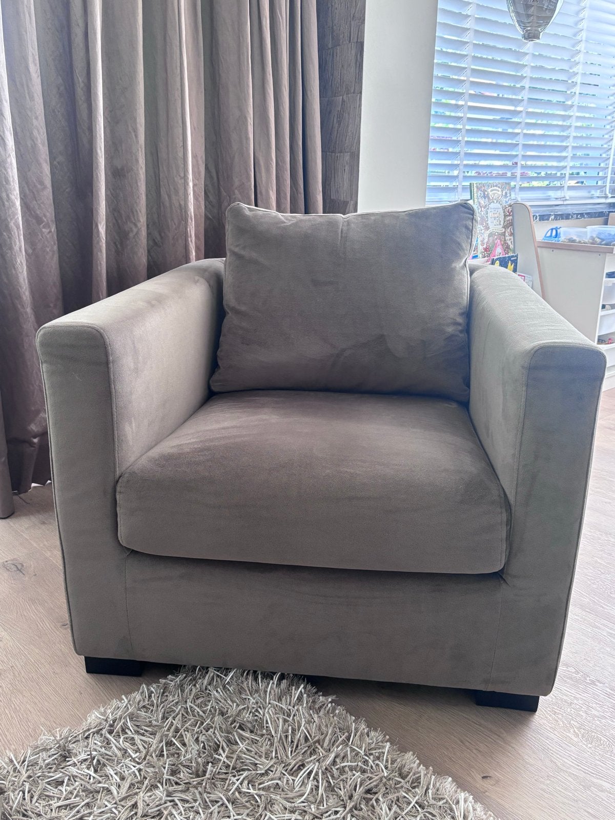 DMF Double Fauteuil - Uitstekende staat, Ophalen, Zo goed als nieuw, Stof, 75 tot 100 cm