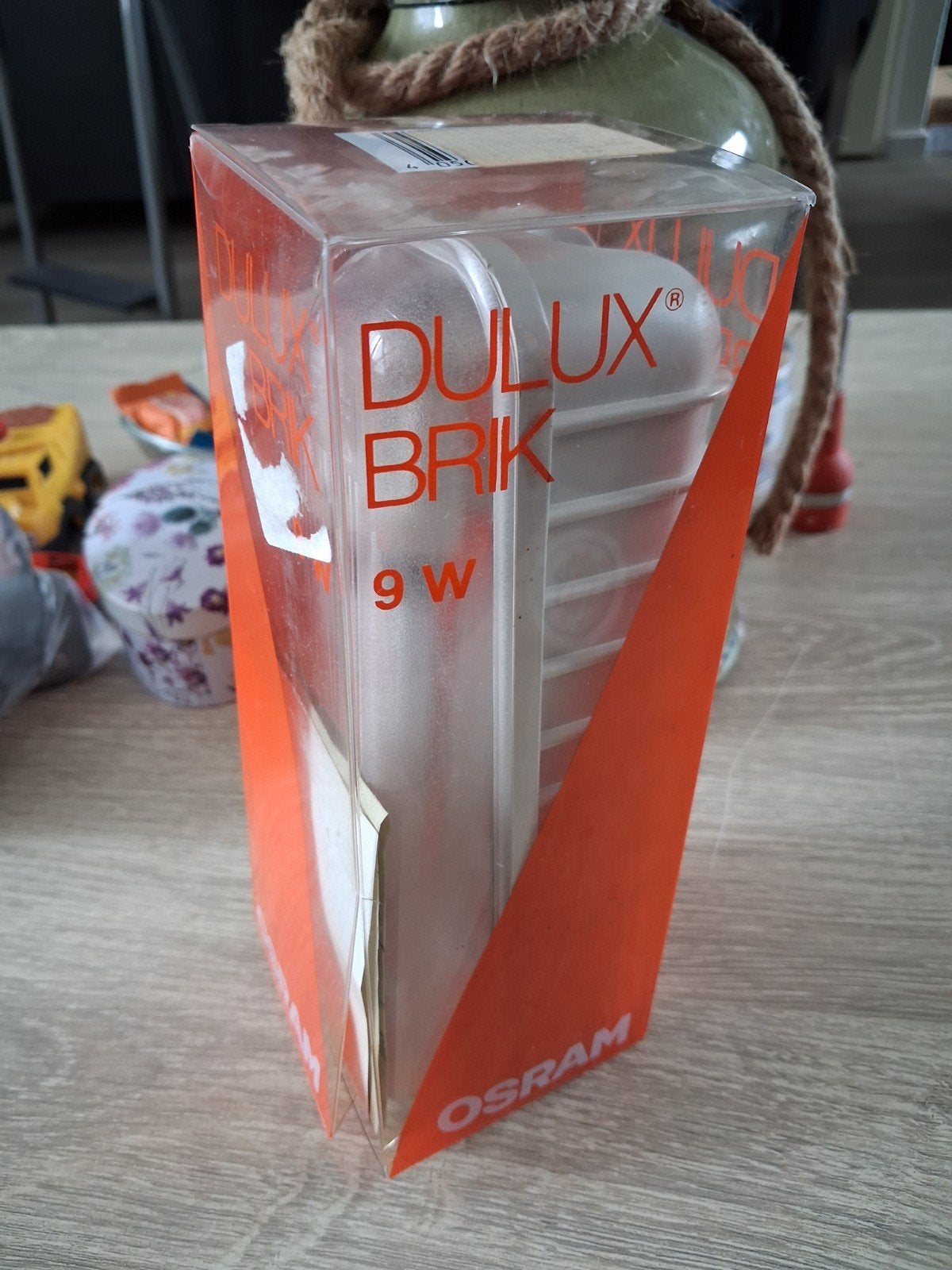 Osram Dulux Brik 9W spaarlamp, Osram, Nieuw, Ophalen of Verzenden, Spaarlamp