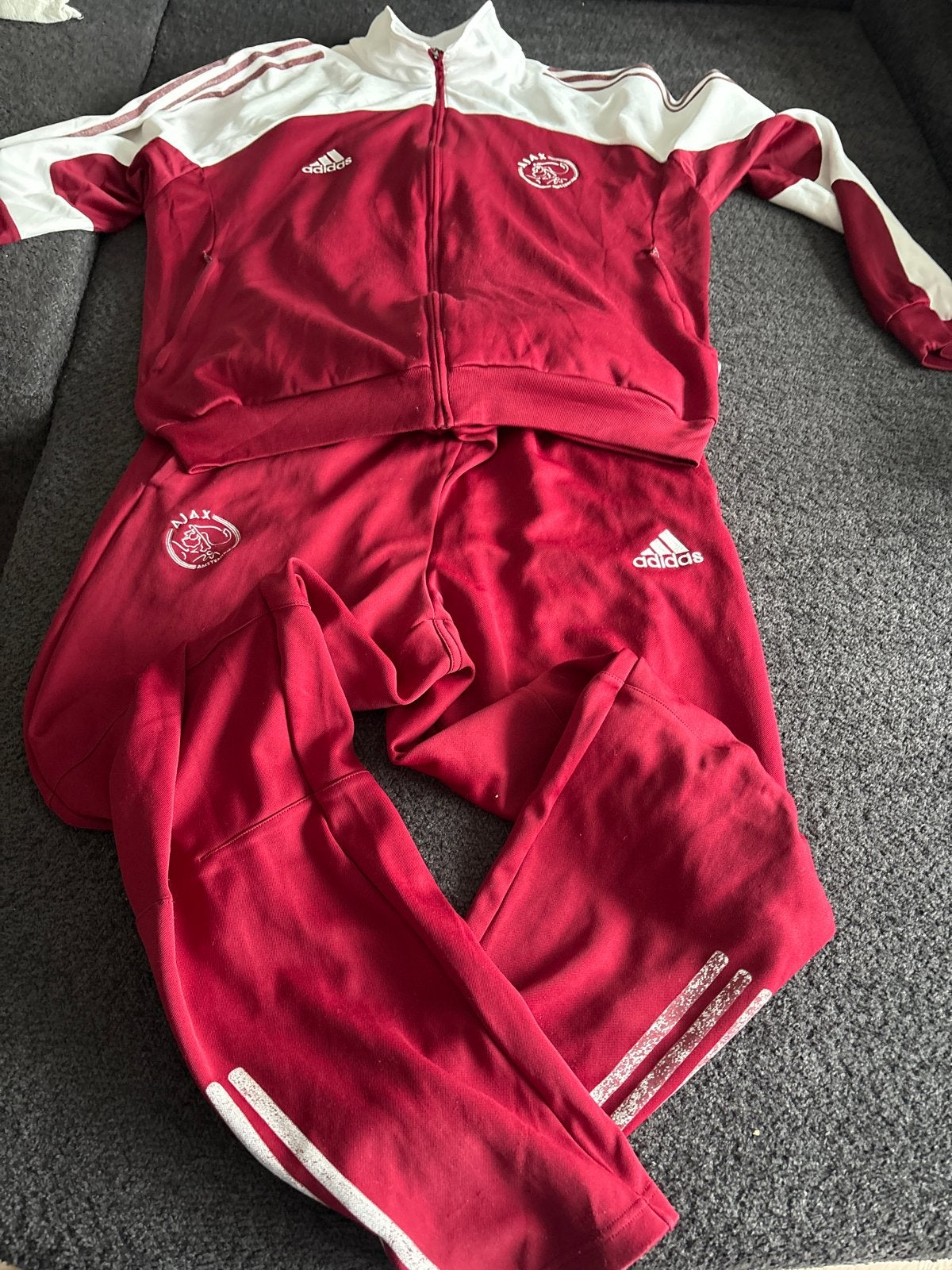Adidas Ajax trainingspak - Maat XXL, Kleding | Heren, Overige maten, Ophalen of Verzenden, Voetbal, Gedragen