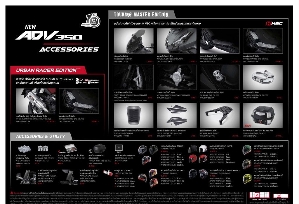 Honda ADV 350 H2C onderdelen, Motoren, Ophalen, Gebruikt