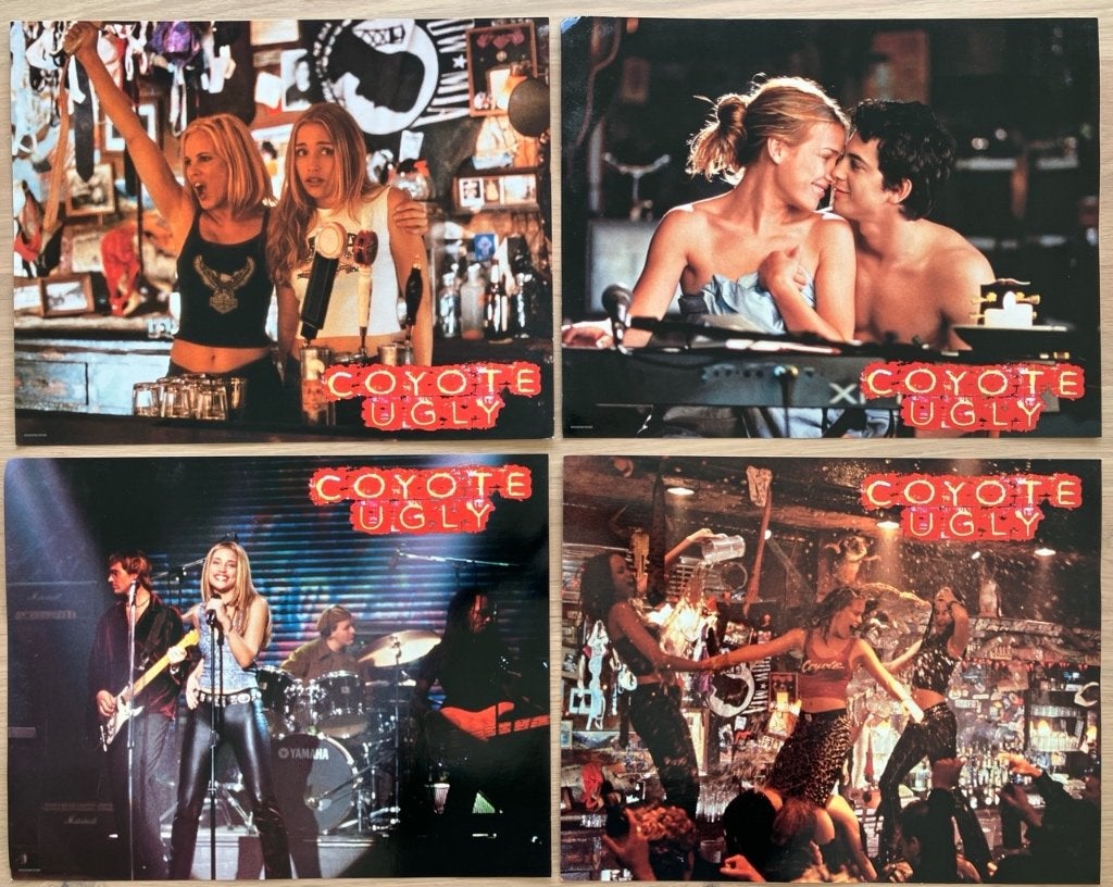 Coyote Ugly (2000) - Originele Lobby Cards, Ophalen of Verzenden, Gebruikt, A1 t/m A3, Film en Tv