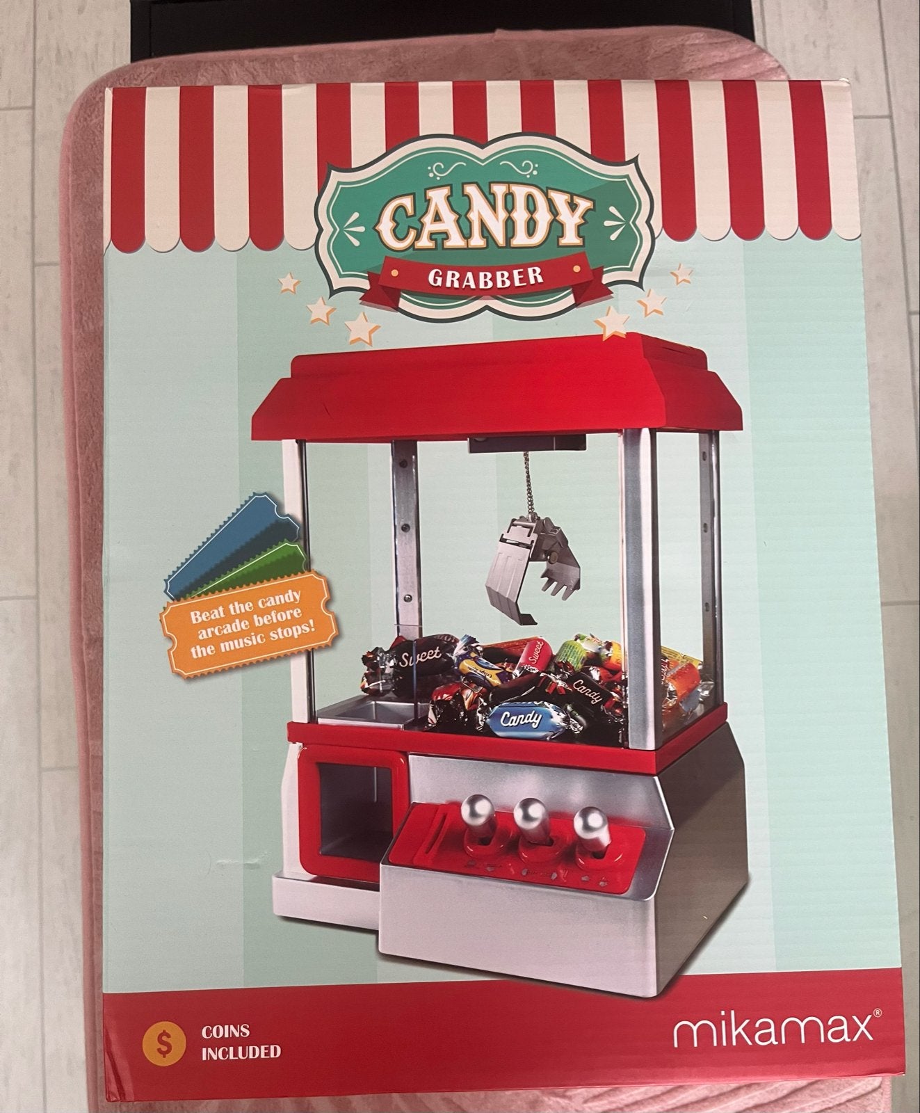 Mikamax Candy Grabber - Pakmachine met munten, Ophalen, Nieuw, Jongen of Meisje