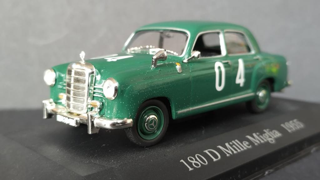 Mercedes Benz 180 D Mille Miglia 1955 1:43 Eaglemoss Pol, Hobby en Vrije tijd, Overige merken, Auto, Verzenden, .