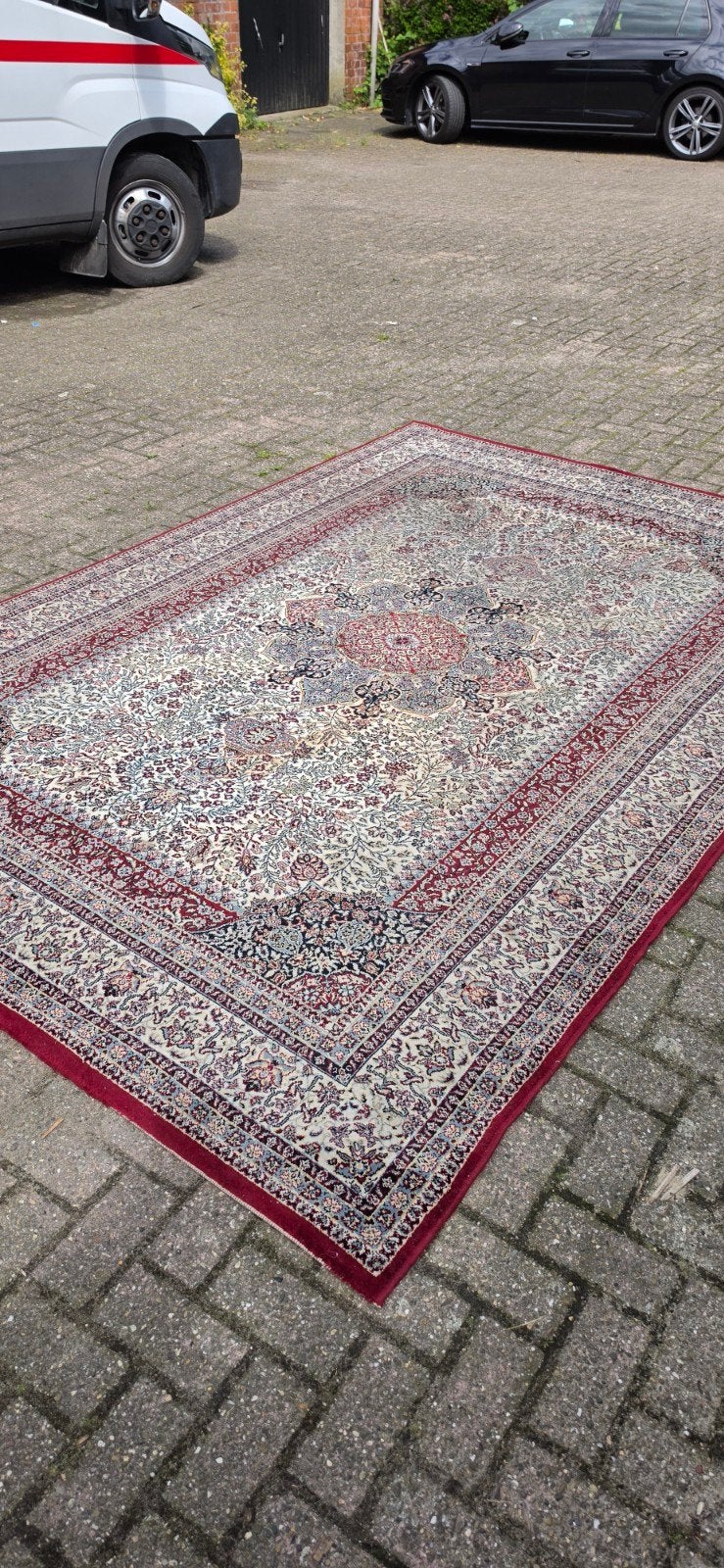 prachtig groot vintage Perzisch wollen tapijt 300x200!, Huis en Inrichting, Stoffering | Tapijten en Kleden, Perzisch, 200 cm of meer