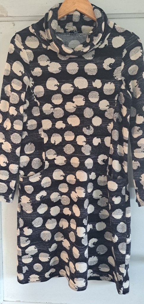 Winterjurk van Smashed Lemon maat 36/38 stippen, Kleding | Dames, Ophalen of Verzenden, Zo goed als nieuw, Knielengte, Smashed Lemon