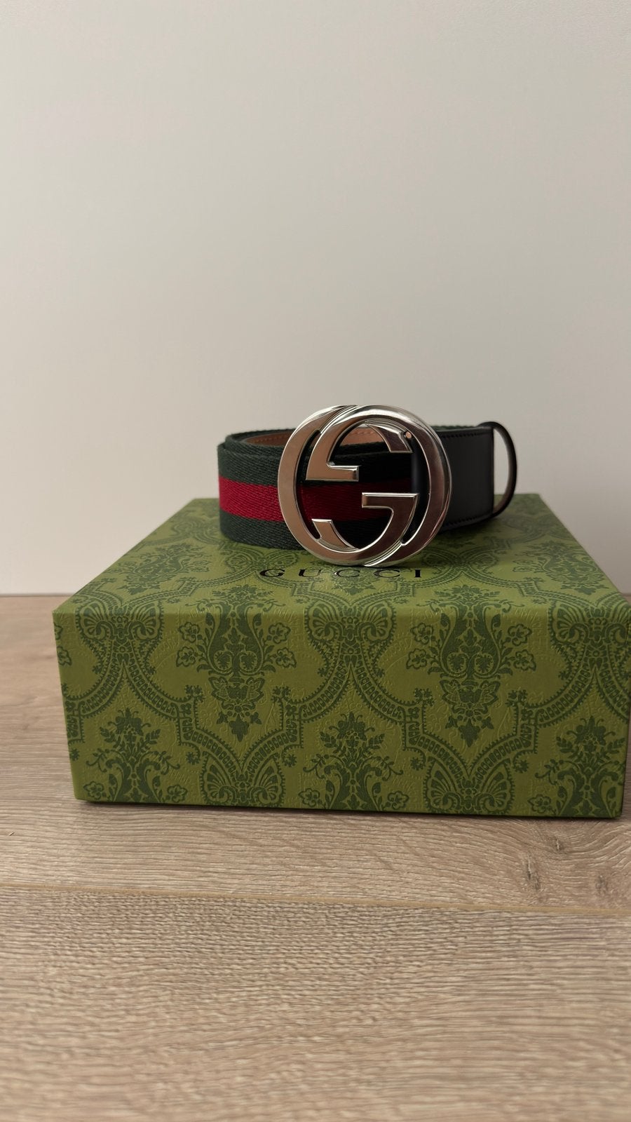 Gucci Riem, Kleding | Heren, Ophalen of Verzenden, Zo goed als nieuw, Zwart, Minder dan 95 cm