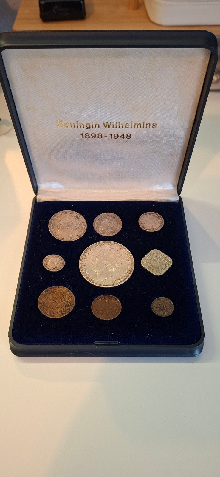 Muntenset Koningin Wilhelmina 1898-1948, Ophalen of Verzenden, Koningin Wilhelmina, Overige waardes, Setje