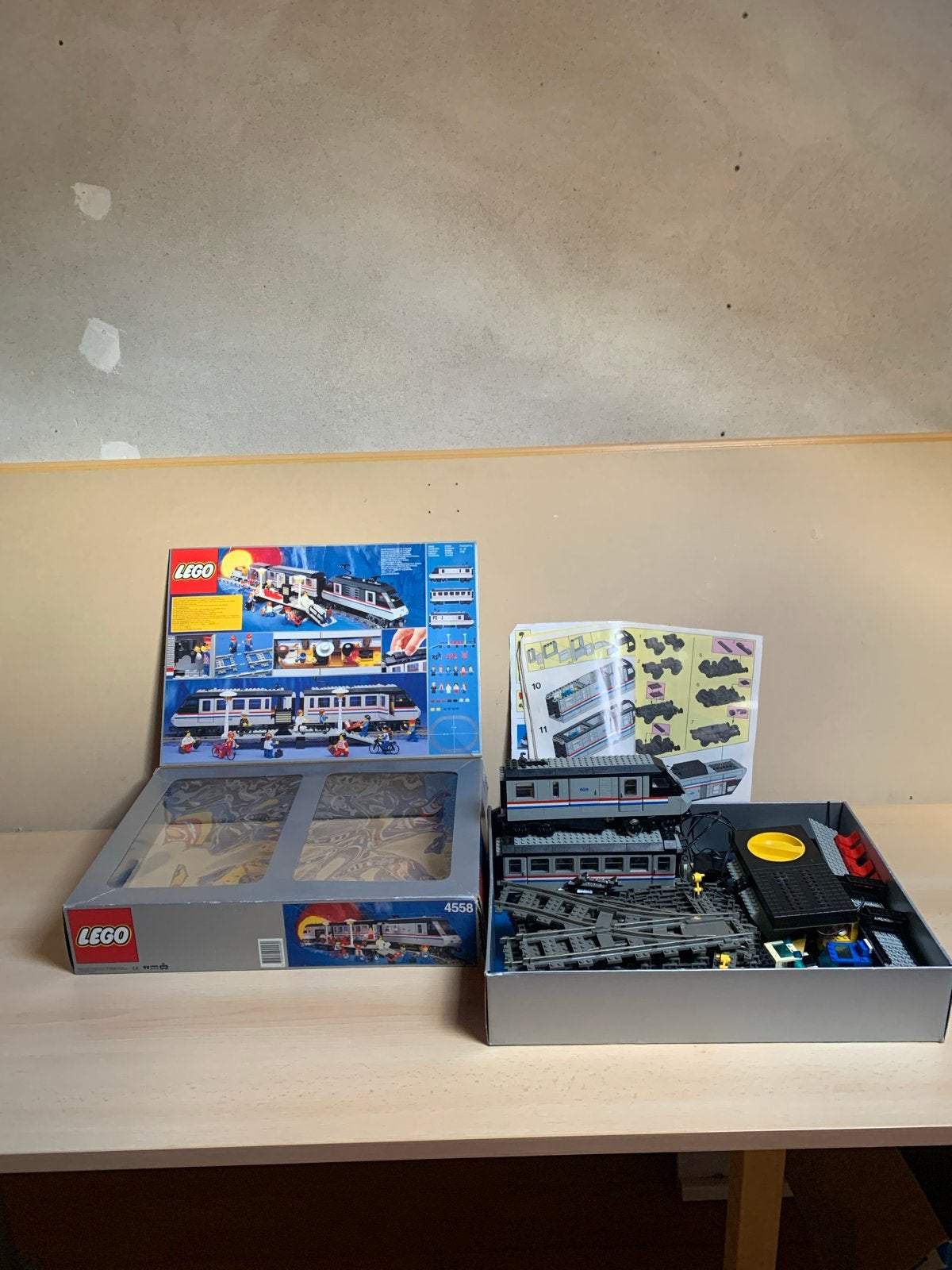 Lego Trein 4558 Metropower - Compleet met doos en instructie, Gebruikt, Overige thema's, Lego, Ophalen of Verzenden
