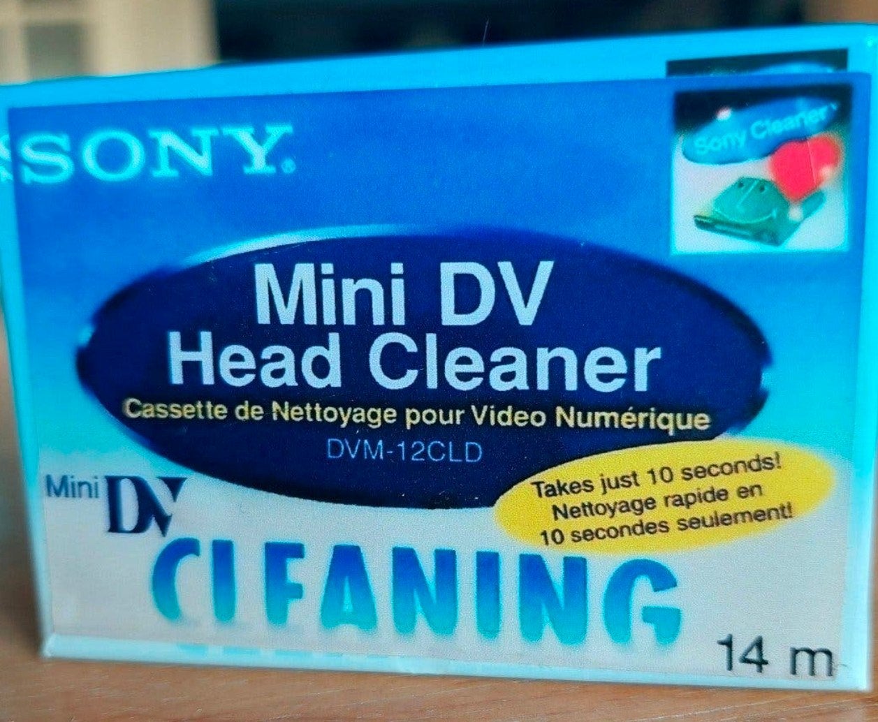 Foto 2 van Nieuwe Sony Mini DV Head Cleaner DVM-12CLD