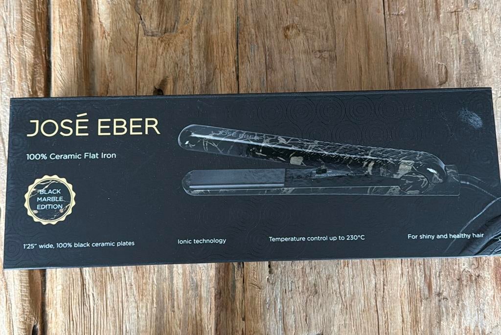 José Eber Stijltang Black Marble, Sieraden, Tassen en Uiterlijk, Uiterlijk | Haarverzorging, L, Nieuw, L, Krultang of Stijltang