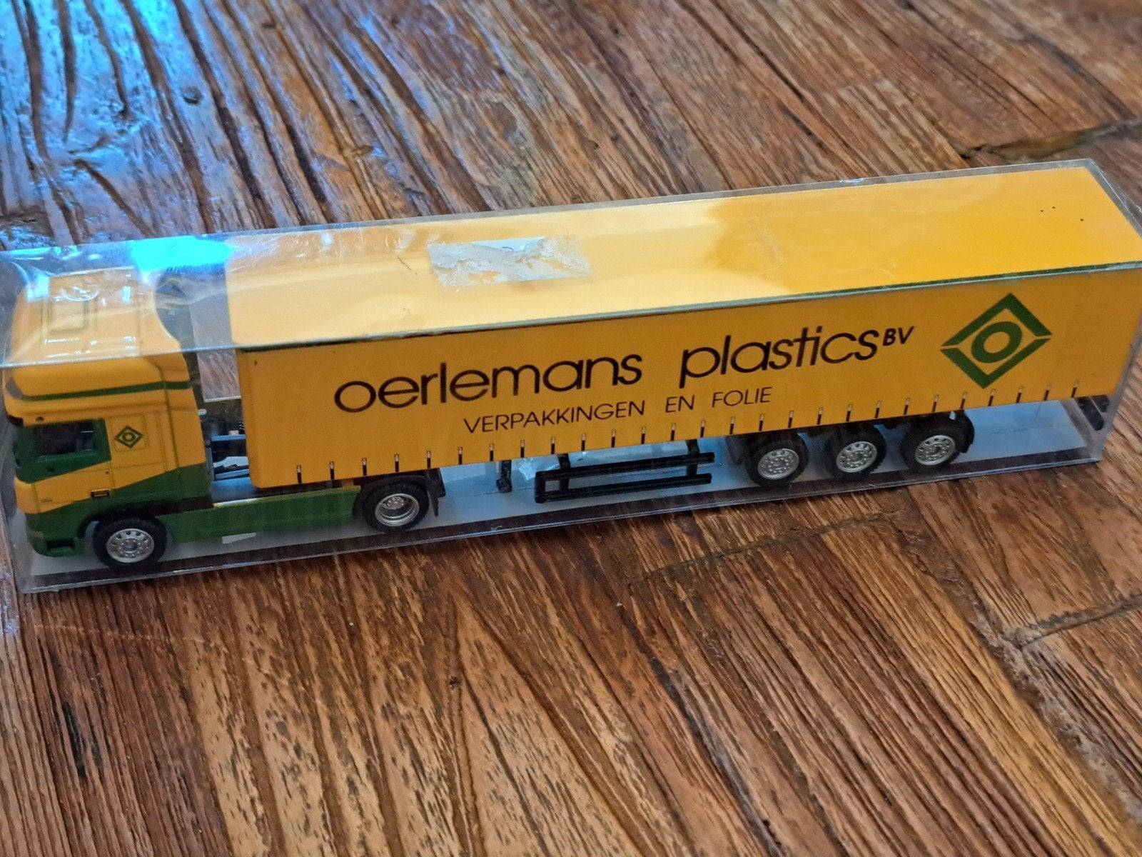 WSI Promotoys Oerlemans Plastics DAF . xf vrachtwagen, Hobby en Vrije tijd, Ophalen of Verzenden, Gebruikt, Bus of Vrachtwagen