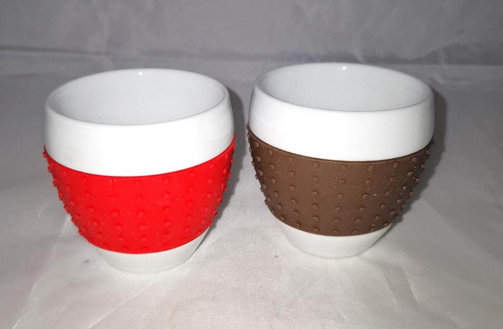Bodum Pavina espresso mokken, Ophalen of Verzenden, Zo goed als nieuw, Overige stijlen, Kop(pen) en/of Schotel(s)