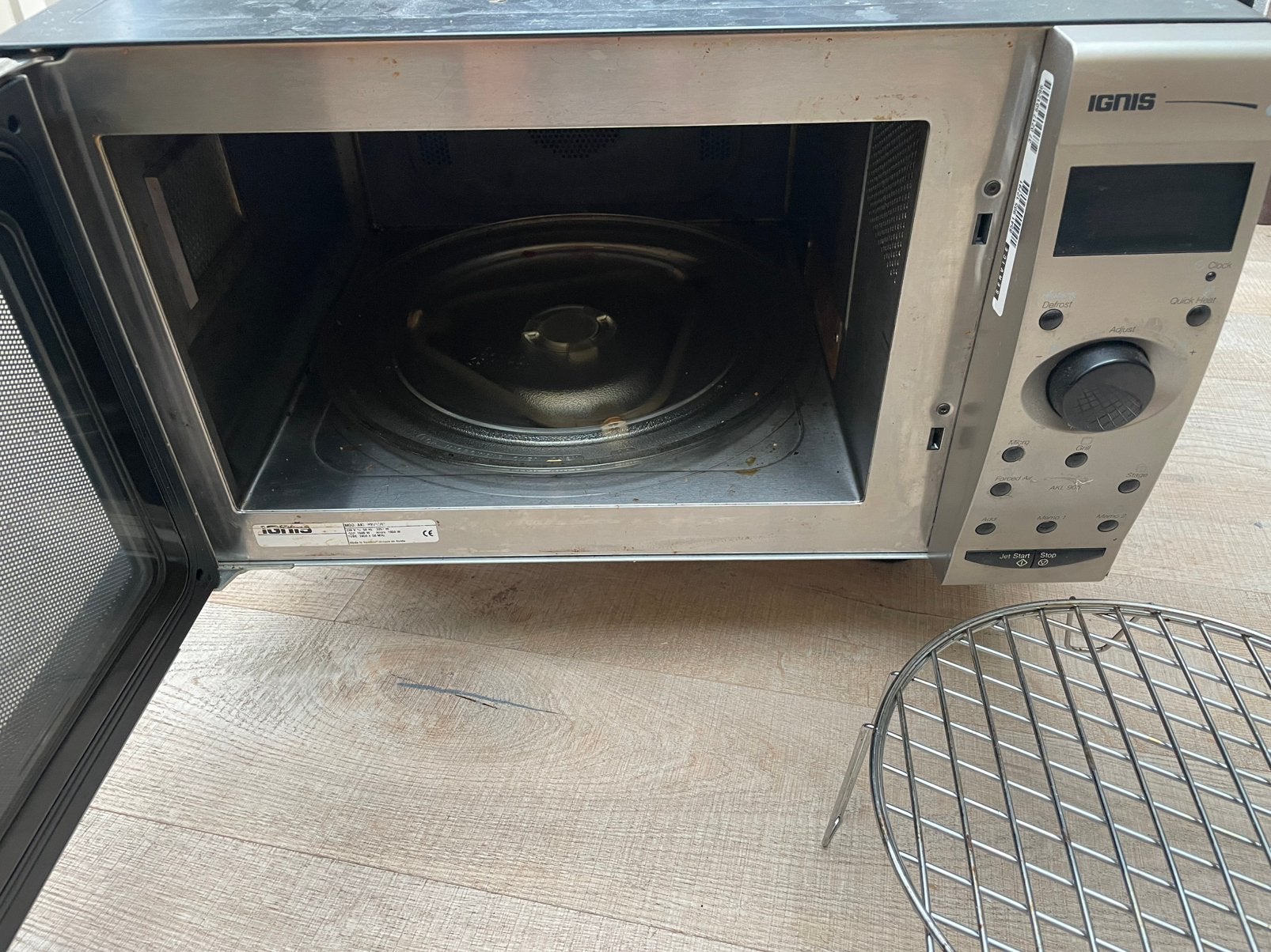 Ignis Combi magnetron, Witgoed en Apparatuur, Magnetrons, Gebruikt, Inbouw, Combimagnetron, 45 tot 60 cm, Grill, Hete lucht, Oven