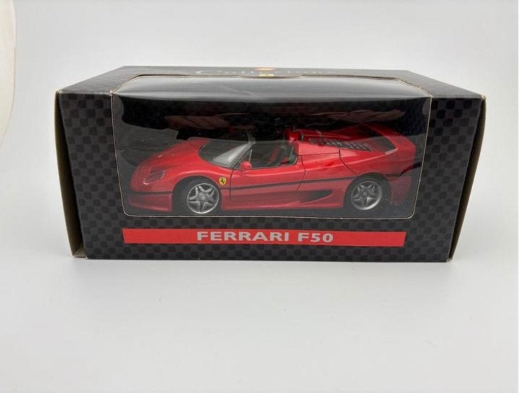 Ferrari F50 modelauto 1:24 Bburago - Zo goed als nieuw, Ophalen of Verzenden, Gebruikt, Auto, Bburago