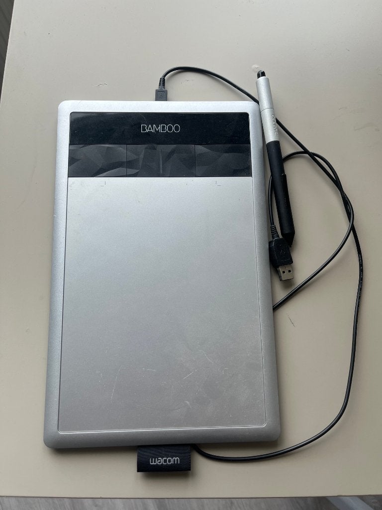 Wacom Bamboo Tekentablet CTH-470/S, Computers en Software, Tekentablets, Ophalen, Gebruikt, Multi-touch, Wacom Bamboo