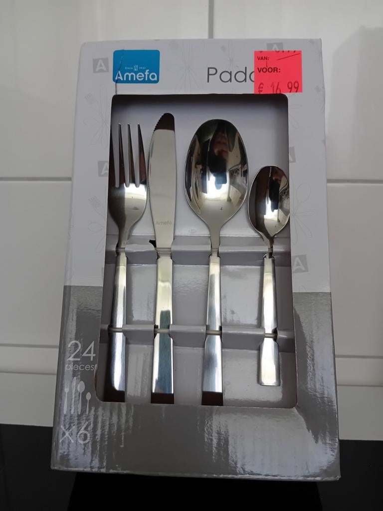 Amefa padova 24 delig bestekset. Nieuw in verpakking., Ophalen, Nieuw