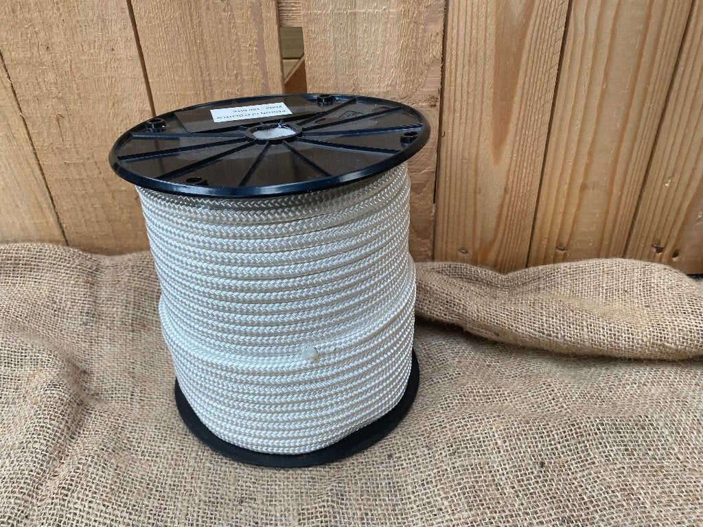 TOUW POLYESTER 8mm haspel a 100mtr/wit, Ophalen, Nieuw, Overige typen